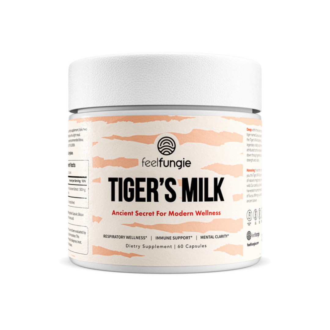 Feel Fungie: Tiger's Milk Mushroom, Non-GMO, Gluten Free, 3rd Party Lab Tested