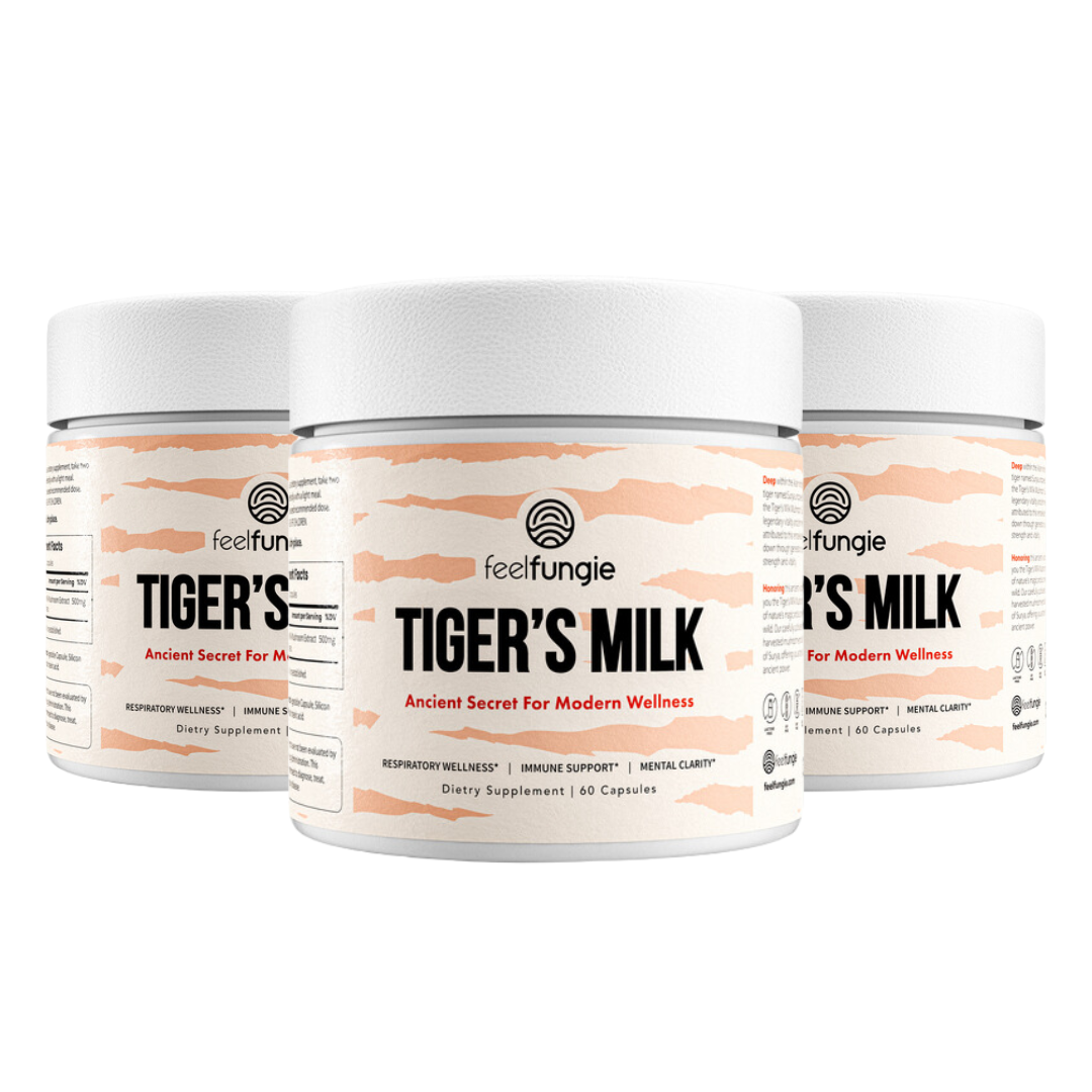 Feel Fungie: Tiger's Milk Mushroom, Non-GMO, Gluten Free, 3rd Party Lab Tested